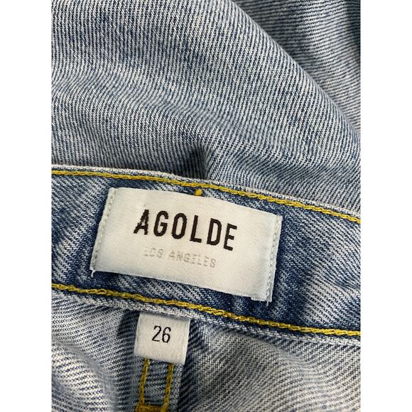 Agolde 'Parker' Blue Denim Jean Size 26 - Picture 4 of 5